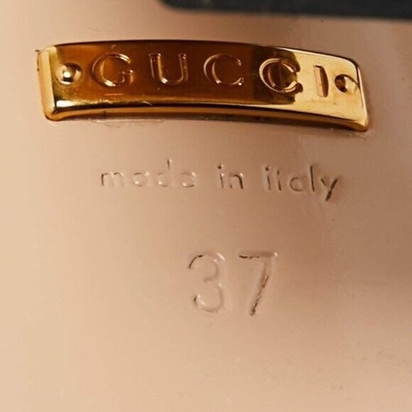 Gucci Tricolor Leather Snakeskin Nimue Mary Jane Pumps Heels. EU 38 (US 8) - Picture 5 of 9